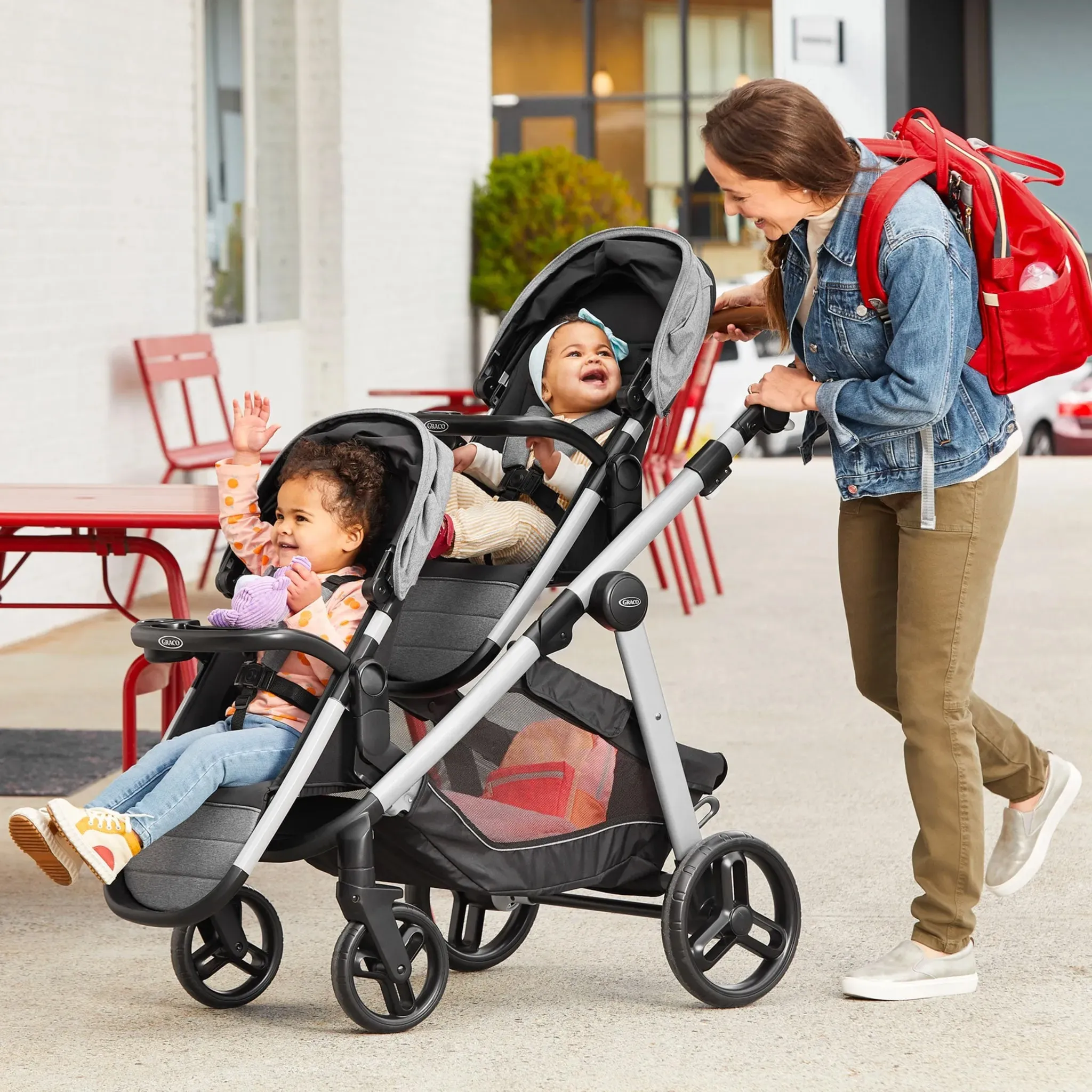 Graco Poussette Double Graco® Modes™ Nest2Grow™ Ren - Second Siège