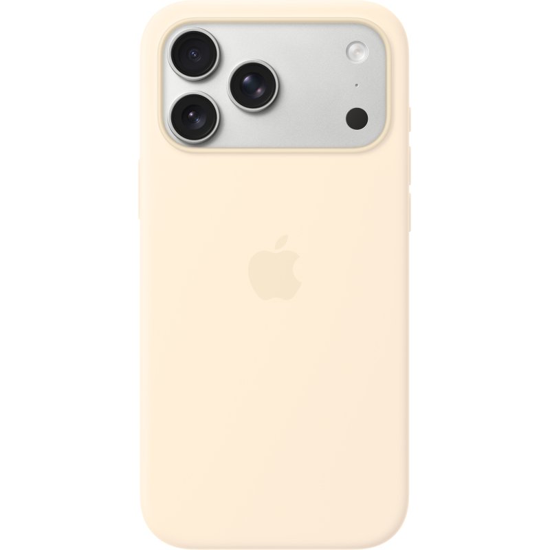 Apple Coque en silicone avec MagSafe pour iPhone 17 Pro Max - Vanille