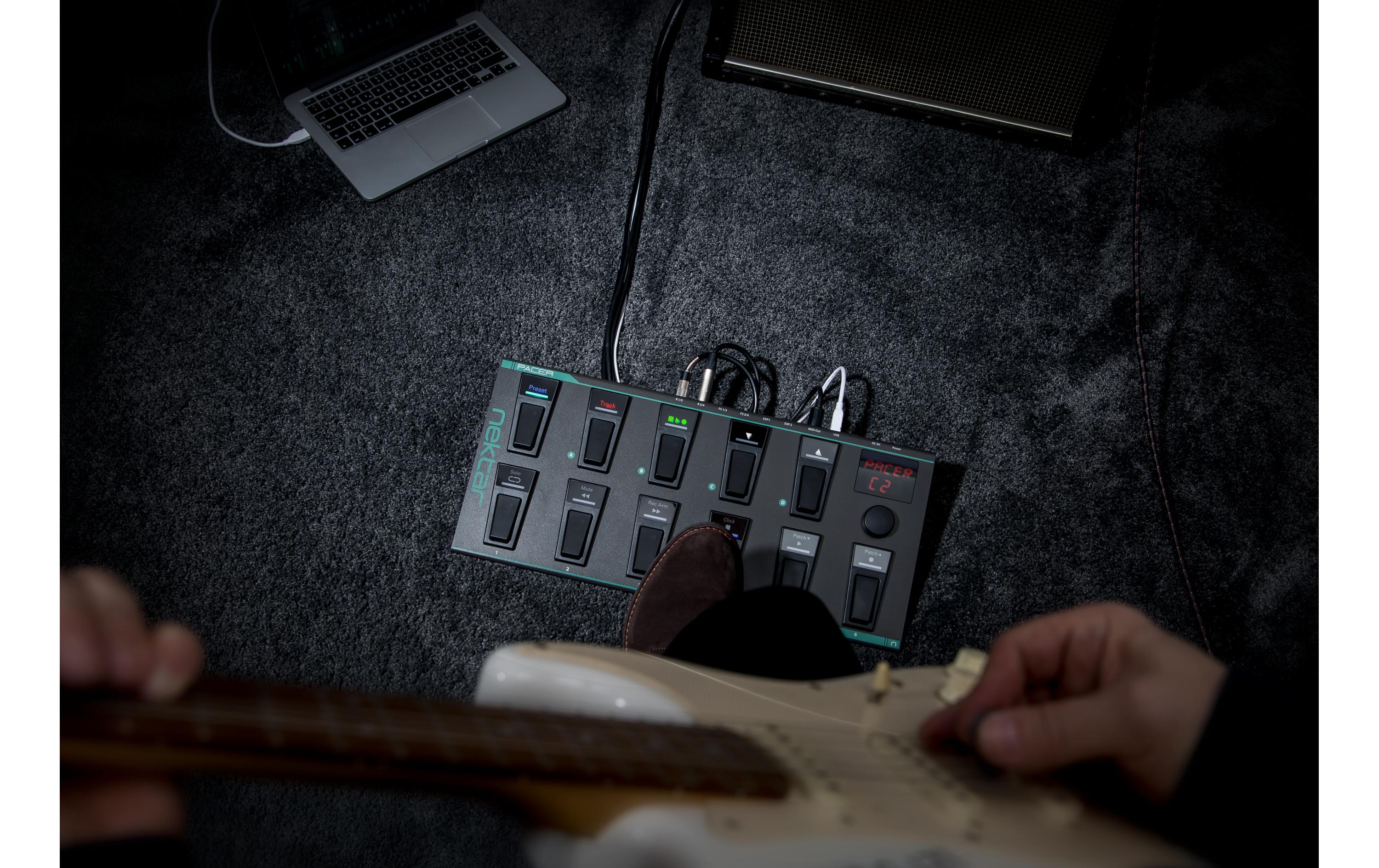 Fusscontroller Pacer<br>MIDI- und DAW-Controller für freihändige Steuerung