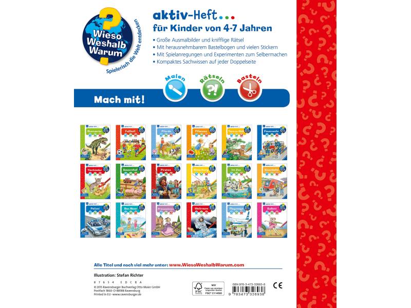 Ravensburger Kinder-Sachbuch WWW Aktiv-Heft Tierkinder Kinder-Sachbuch