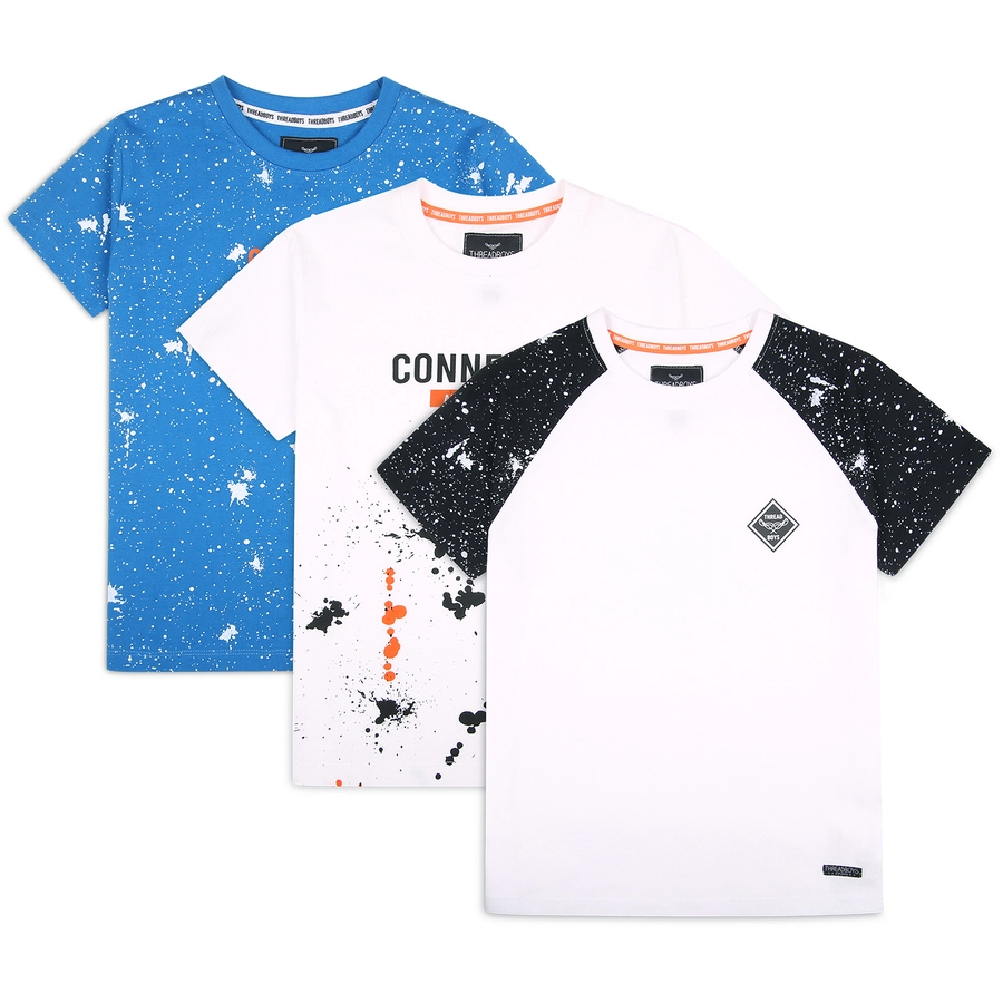 Threadboys T-Shirt 3er Pack Mehrfarbig