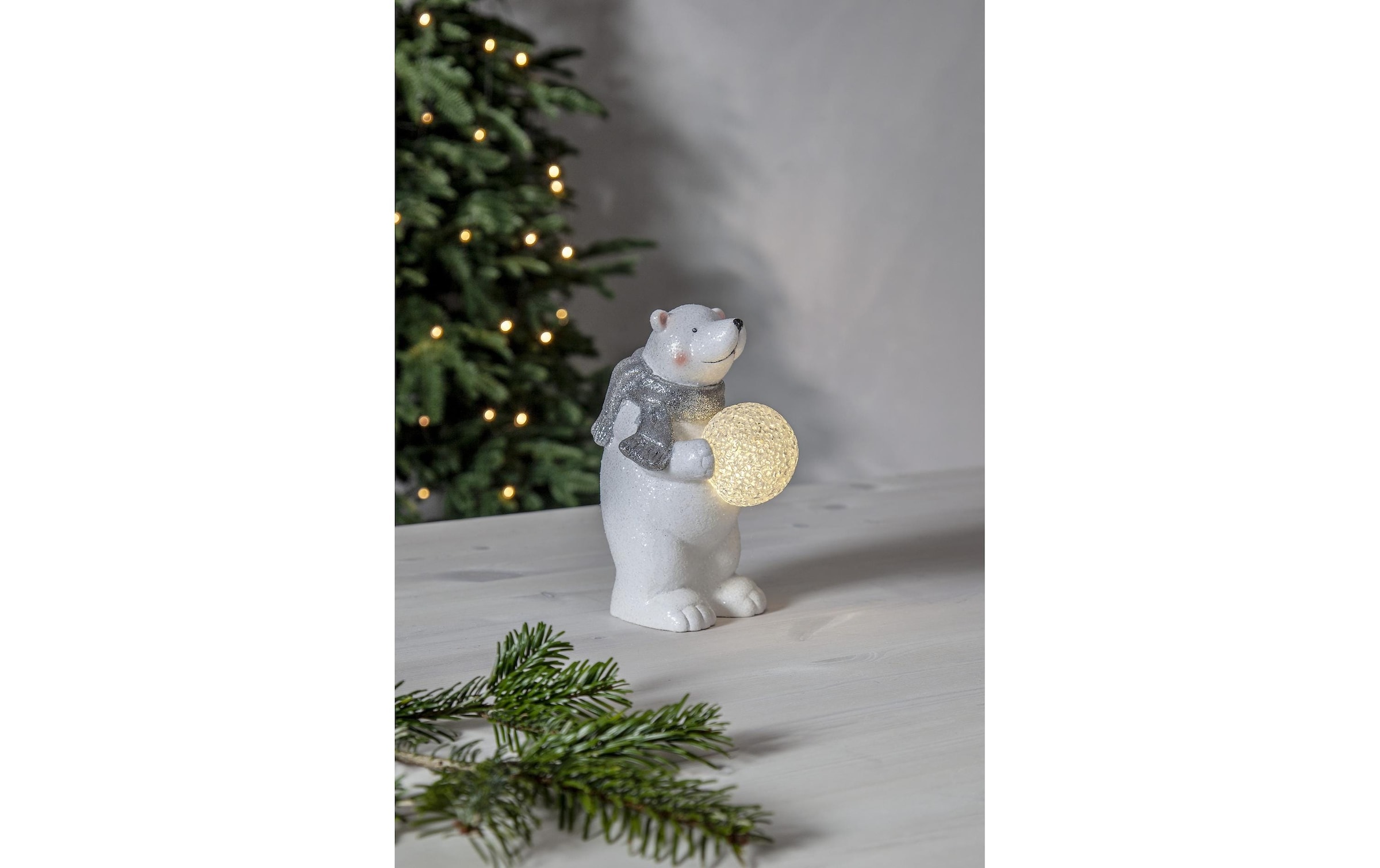 Parforce Traditional Hunting LED Dekofigur »Polare, 45066 cm, Weiss« Warmweiss