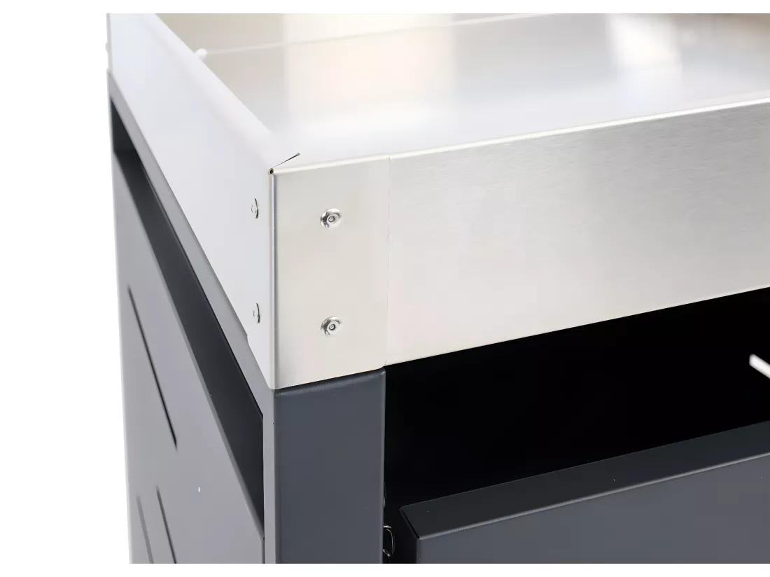 Cache-poubelle pour 3 poubelles MCW-H40b