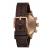 Nixon The Station Chrono Leather Rose Gold / A1163-2629