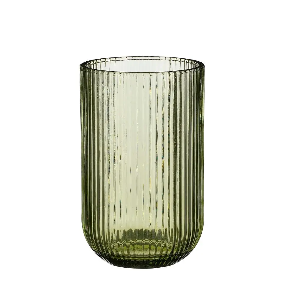 Mica Decorations Merlot Drinkglas - Set van 6 - 400 ml - Lichtgroen