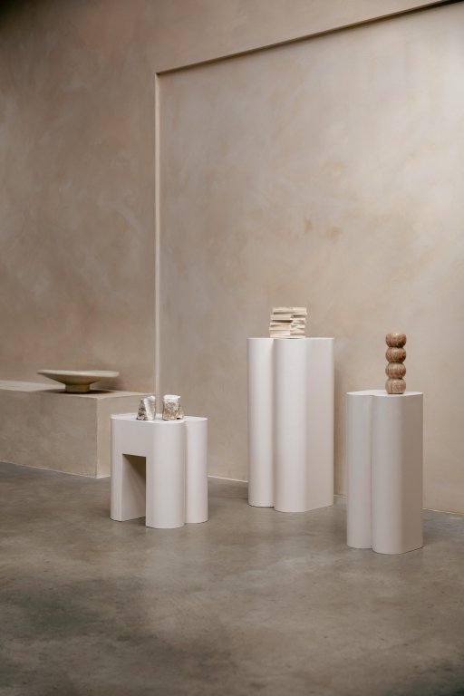 Zuiver Shape plantenstandaard set van 2 wit