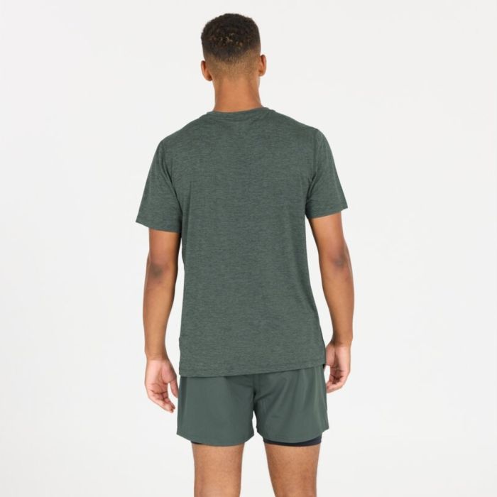 Endurance Herre T-shirts Abdon Melange Short Sleeve Tee Grøn