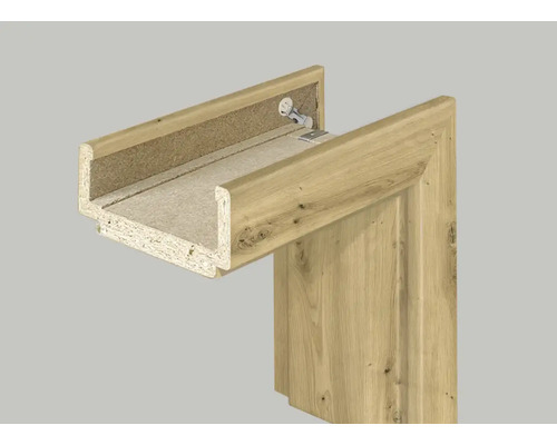 Pertura compleet deurkozijn CPL knoestig eiken 198,5x61x33 cm links