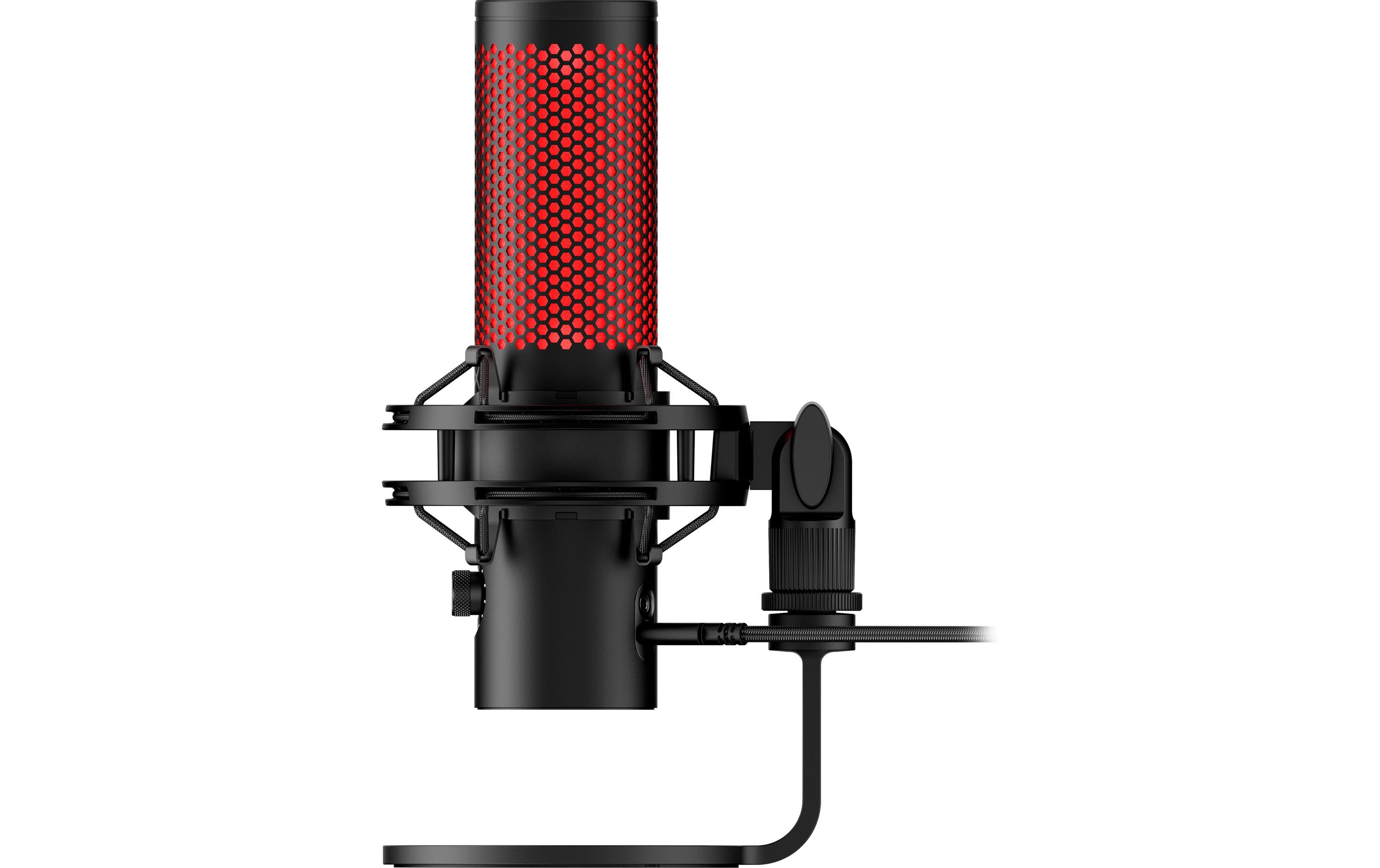 Kondensatormikrofon QuadCast 2<br>HP 872 V1AA Mikrofon Schwarz Podcast-Mikrofon