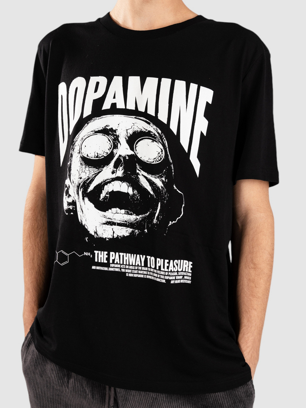 Any Means Necessary Dopamine T-Shirt black