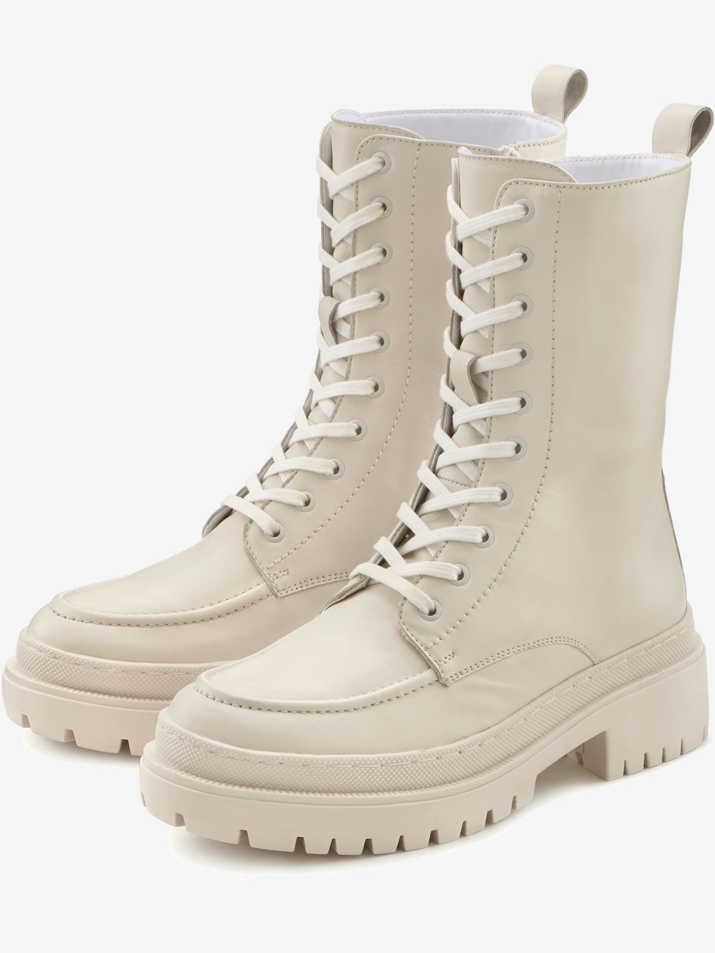Bottines à lacets cuir de qualité