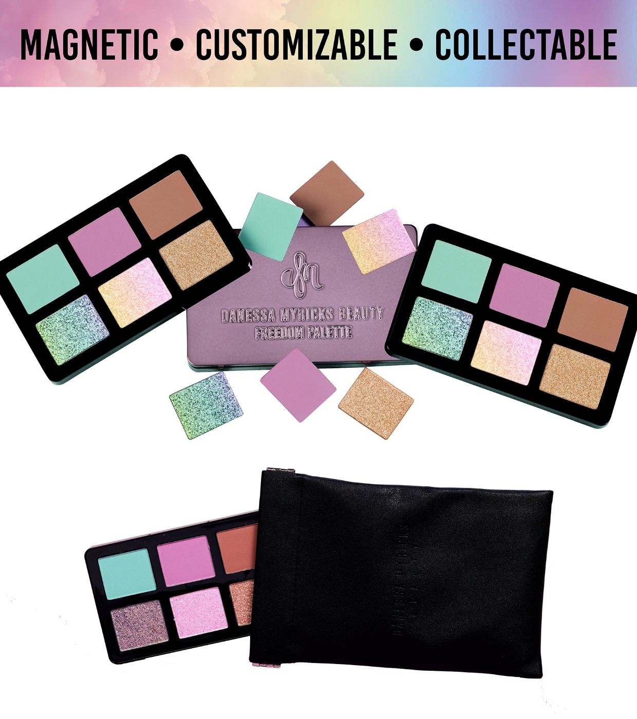 Danessa Myricks Beauty - Paleta de sombras Freedom Palette - Pastel Dream