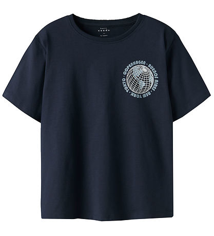 Name It T-Shirt - NkmVagno - 2er-Pack - Slate Grau/Navy Blazer