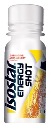 Boisson énergétique Isostar Energy Shot Fraise/Grenadine - 60ml