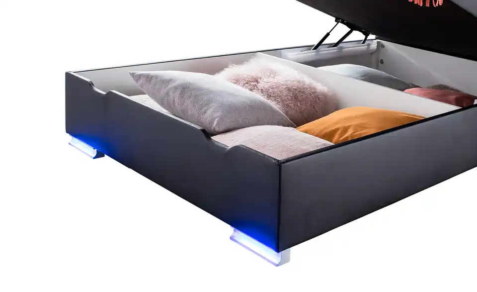 Boxspringbett Las Vegas II Schwarz 140 cm