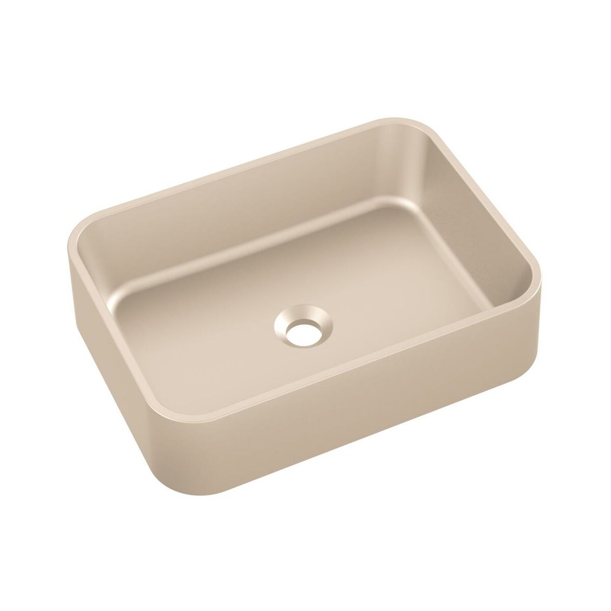 Kerra Cres E wastafel 50x37x12.5cm beige