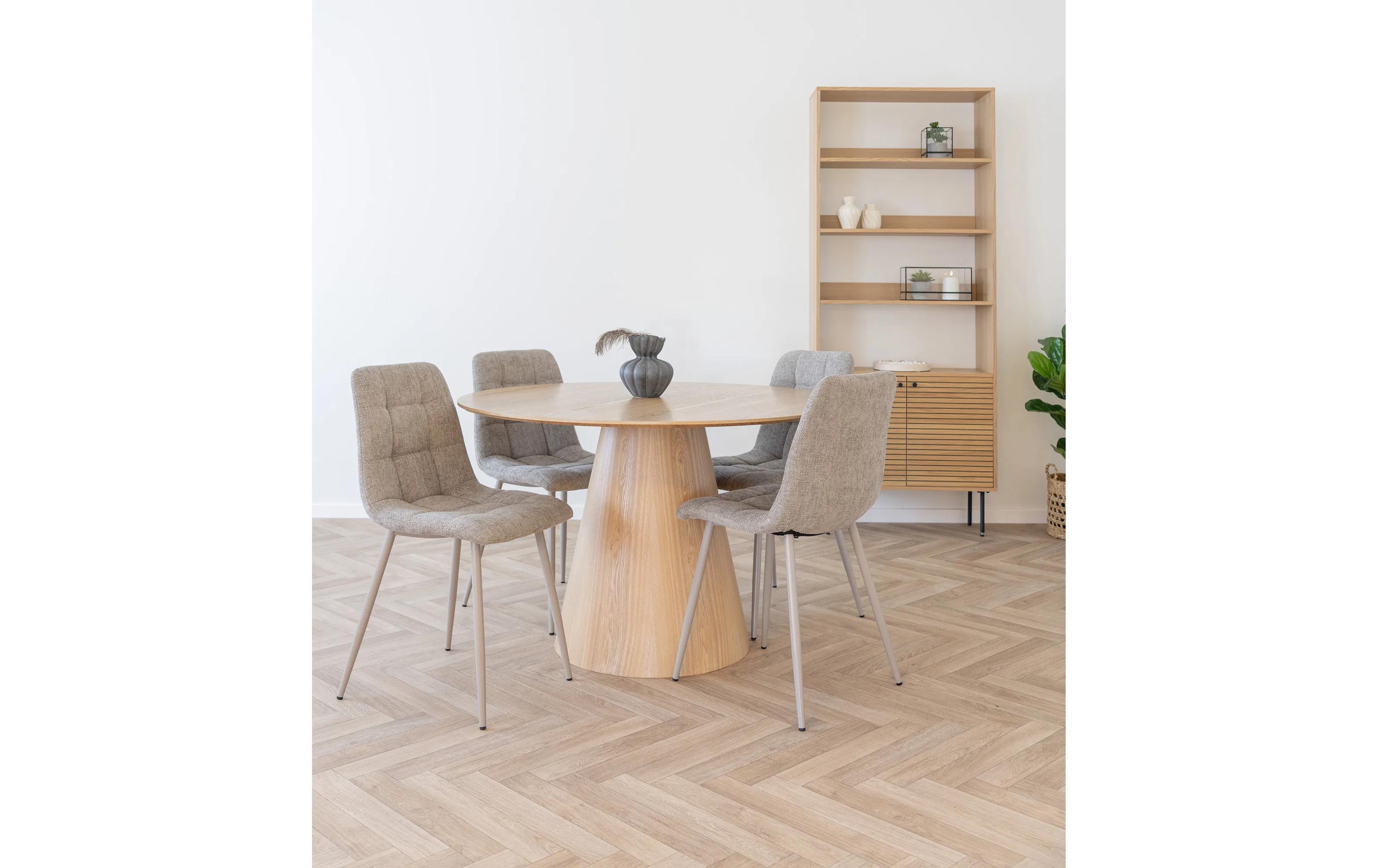Stuhl Middelfart 2 Stück, 86 x 55 cm, Grau<br>Stabile Esszimmerstühle