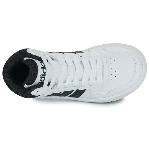 Adidas Sportswear - HOOPS 3.0 MID K - Blanc / Noir