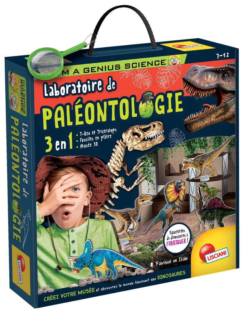I'M A GENIUS SCIENCE - LE LABORATOIRE DE LA PALEONTHOLOGIE 3 EN 1