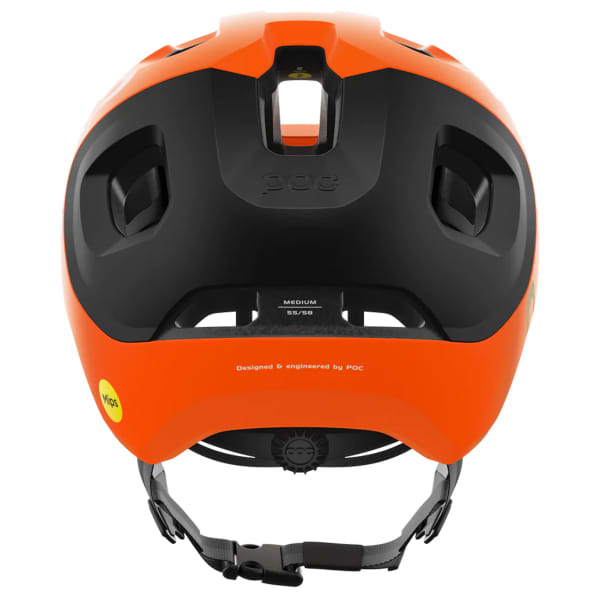 Casque VTT POC AXION RACE MIPS FLUORESCENT ORANGE AVIP/URANIUM BLACK MATT