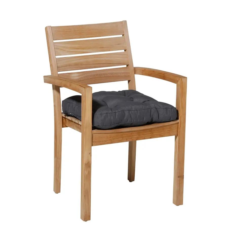 Madison - Zitkussen Florance Panama grey - Ca. 47x47 cm - Set van 4