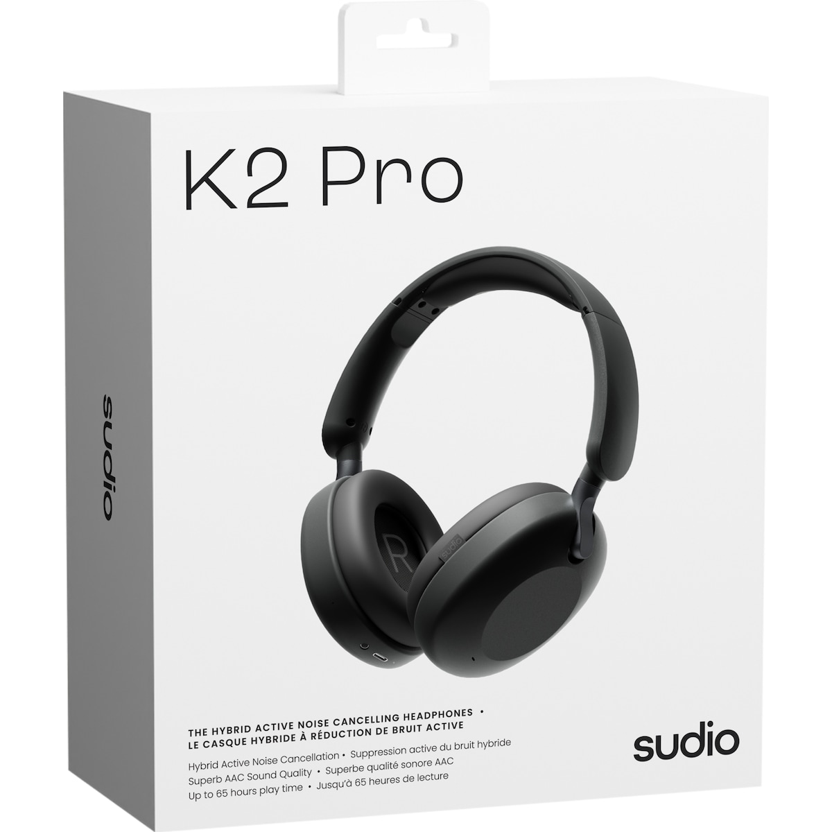 Sudio K2 Pro trådløse around-ear hodetelefoner (sort)