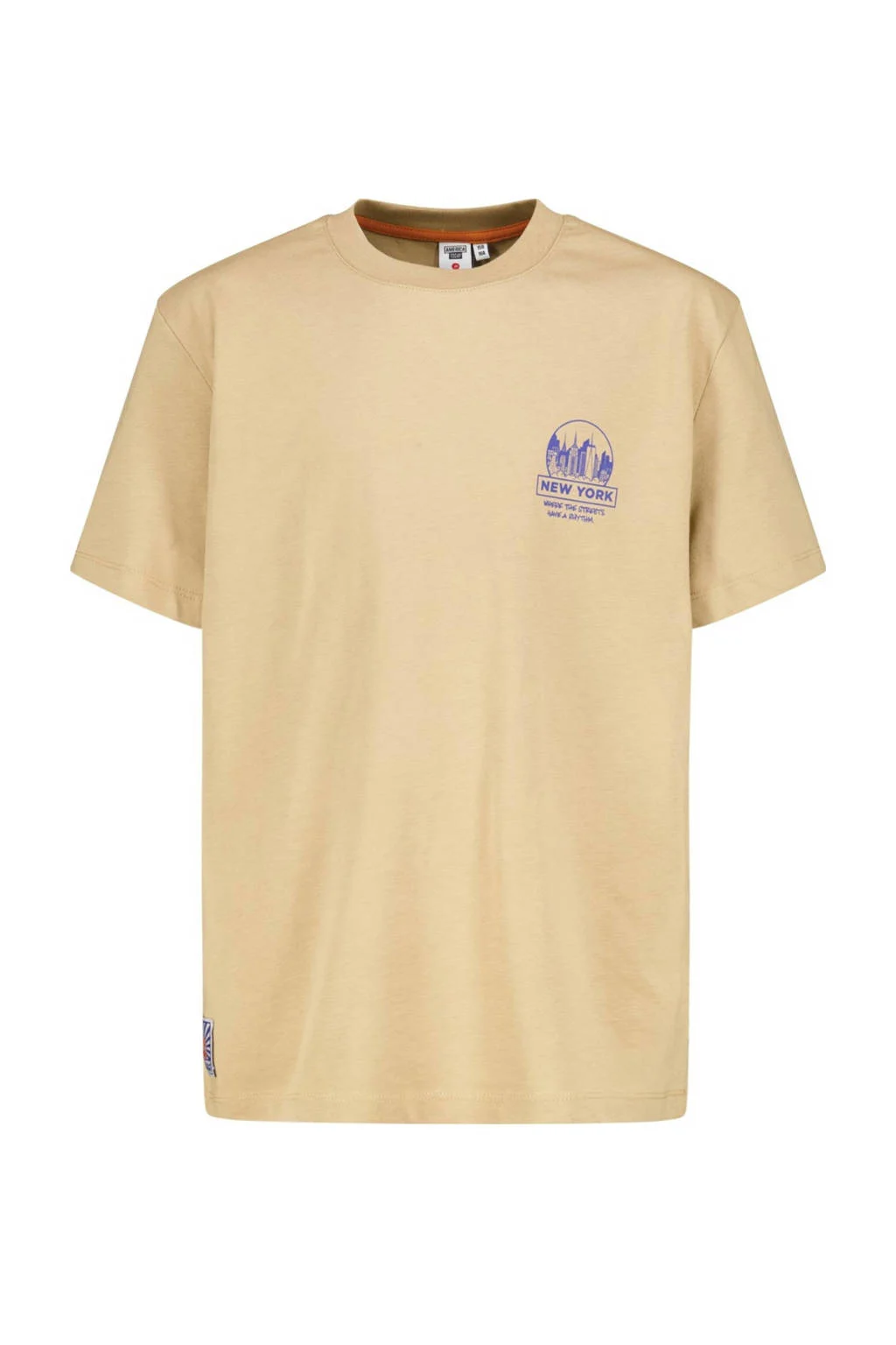 America Today T-shirt Errol JR met backprint camel