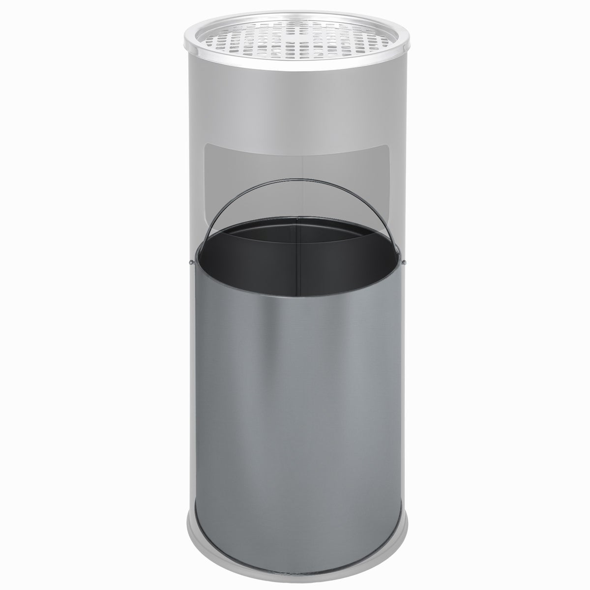 Staande asbak tectake rond 25 x 61 cm