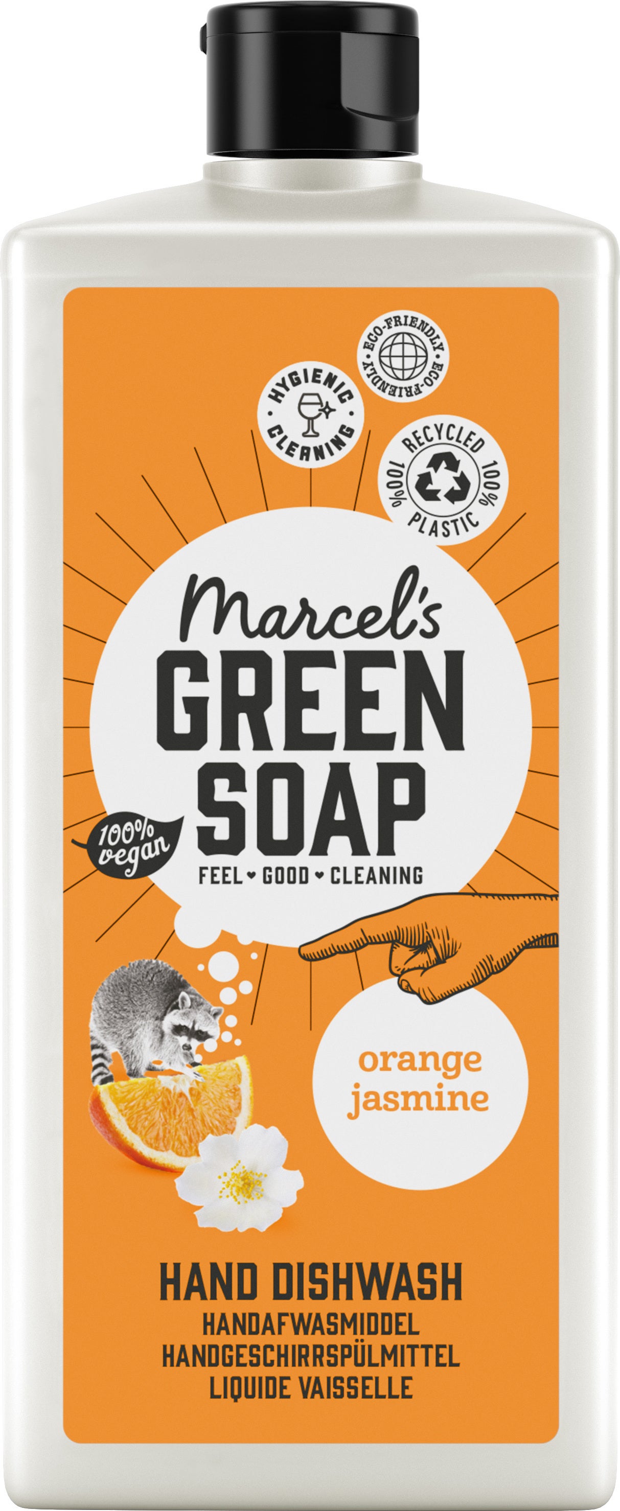 Marcel's Green Soap afwasmiddel Sinaasappel en Jasmijn 500 ml
