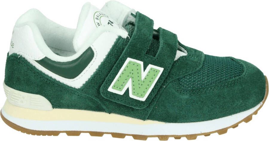 New Balance 574 sneakers groen wit Suede Logo 34.5
