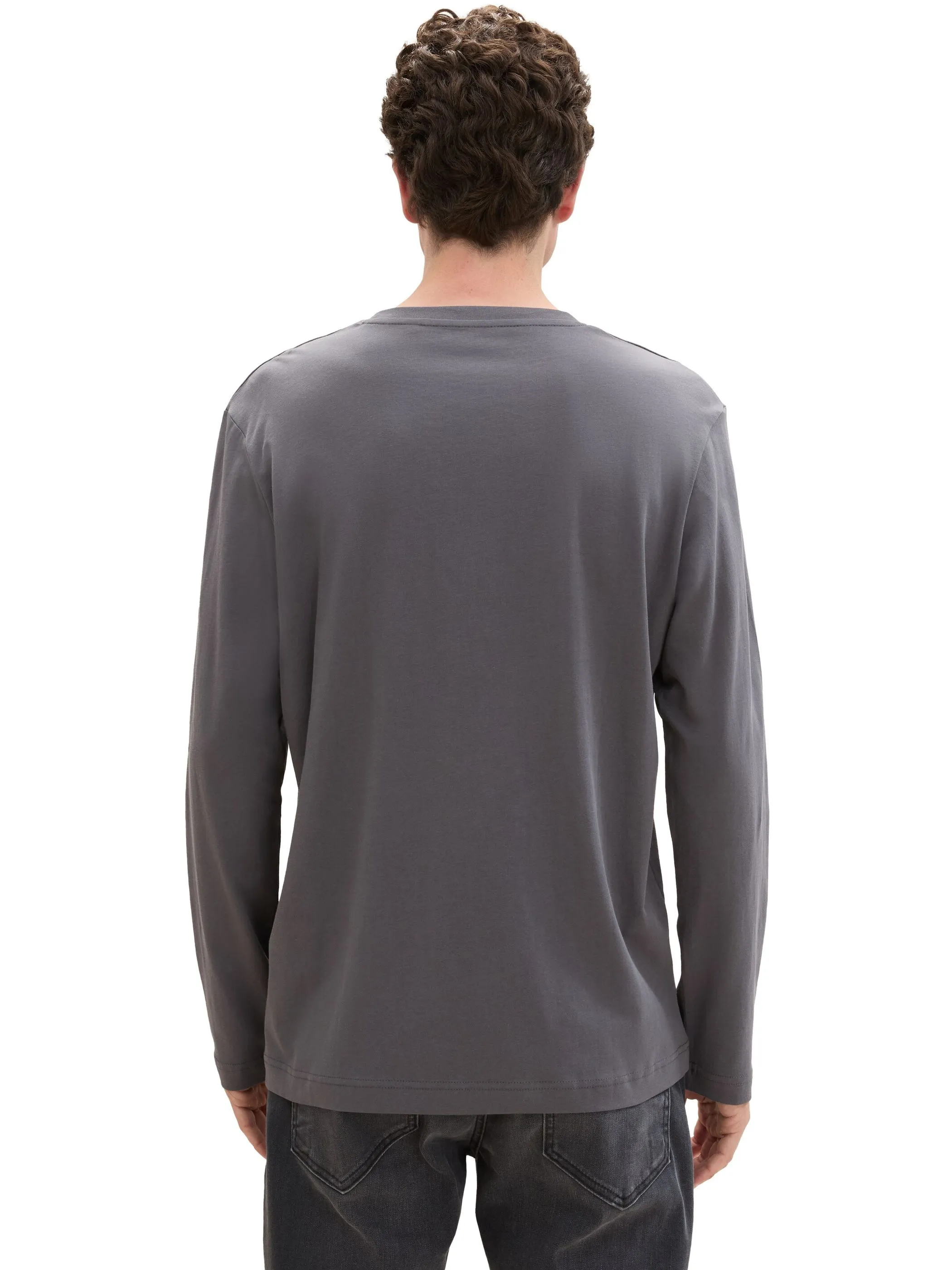 Tom Tailor Herren Langarm-Shirt