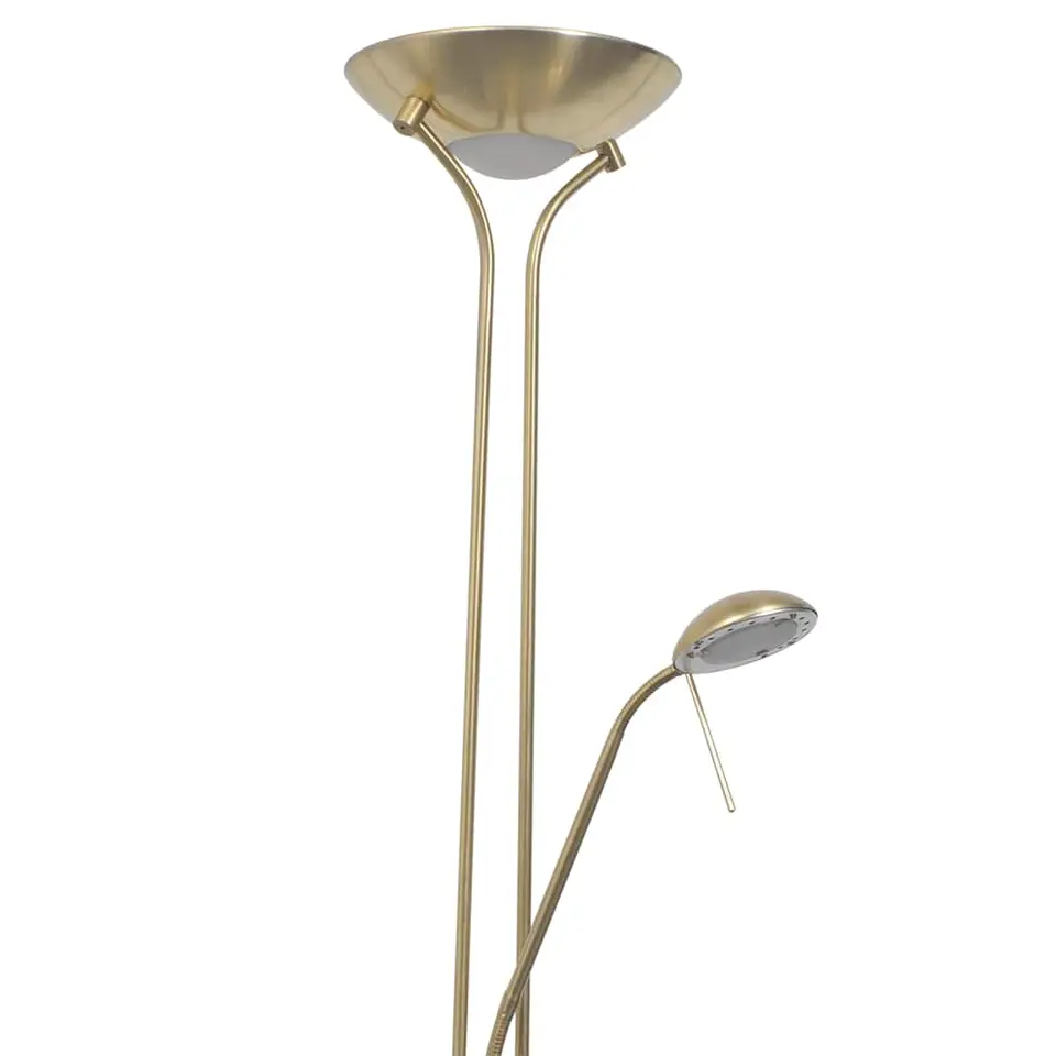 vidaXL - Staande Lamp - Goud - Staal