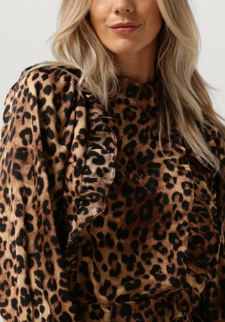 STUDIO AMAYA leopard studio amaya blouse luca