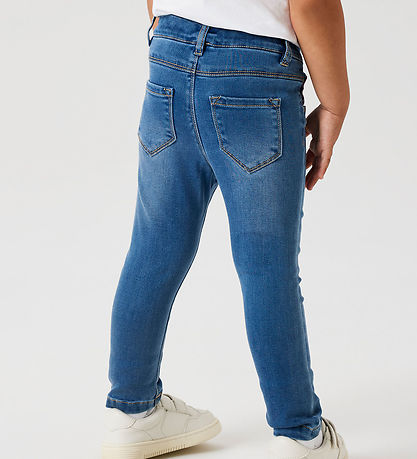 Name It Leggings - NmfSalli - Medium+ Blue Denim