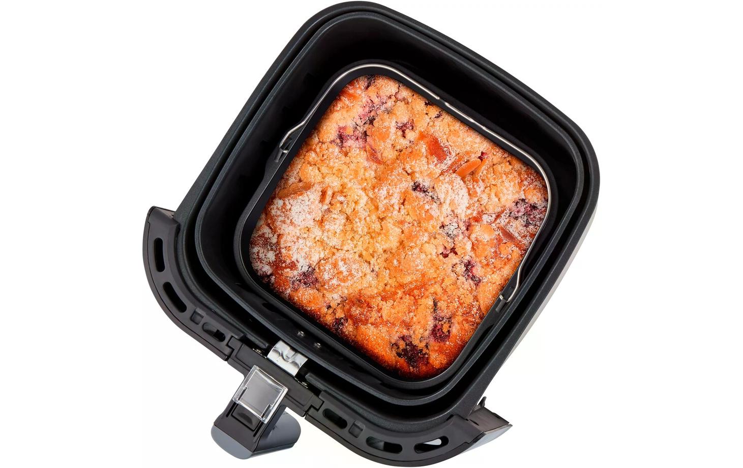 Heissluft-Fritteuse MD 11740 5.2 l, SchwarzFritteuse mit hochwertiger Corflon-Ultra-Antihaftbeschichtung