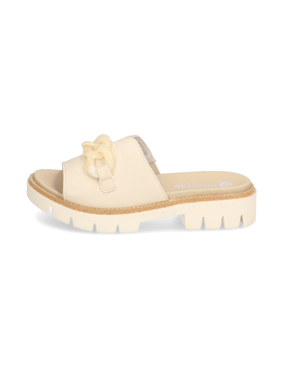 Glattleder Pantoffel