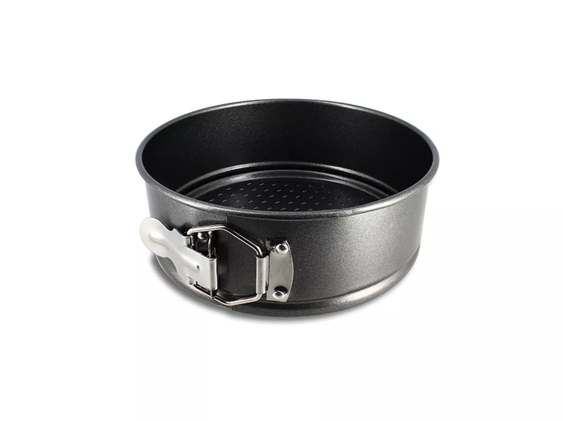 Menastyl - Moule A Charniere 18cm Amandine Acier Carbone Fond Amovible