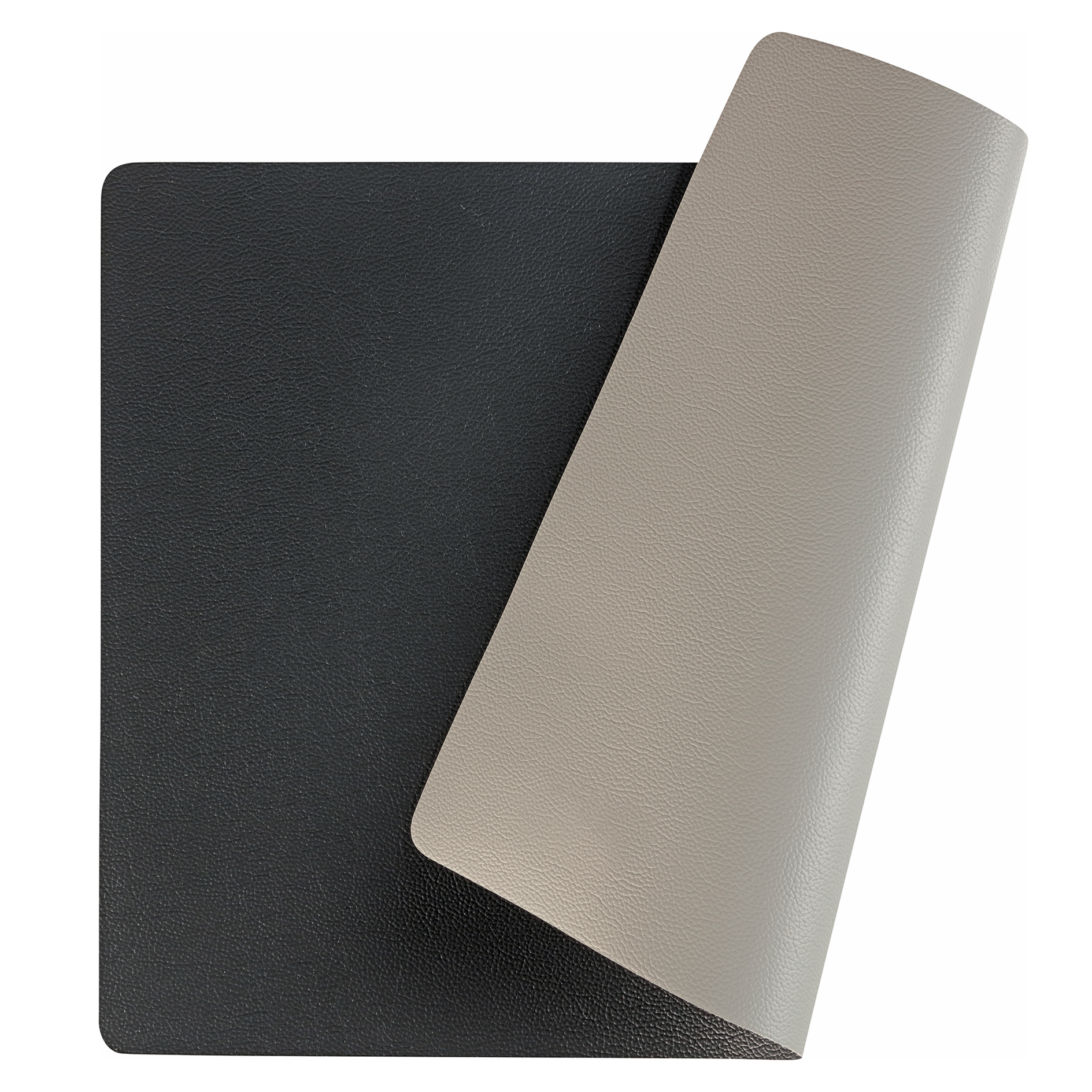Tischset - schwarz-silber - wendbar