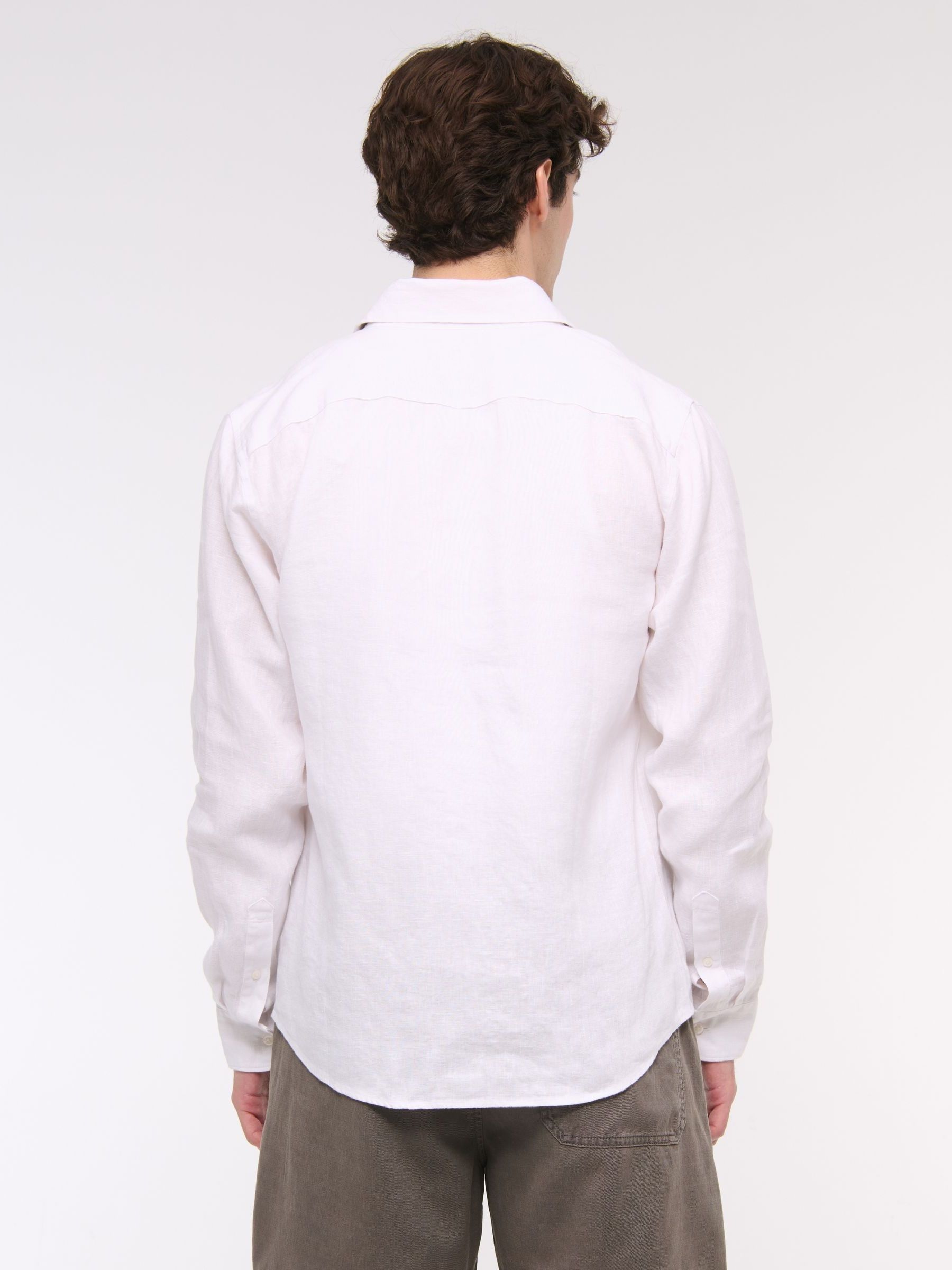 Abercrombie & Fitch Long Sleeve Linen Shirt