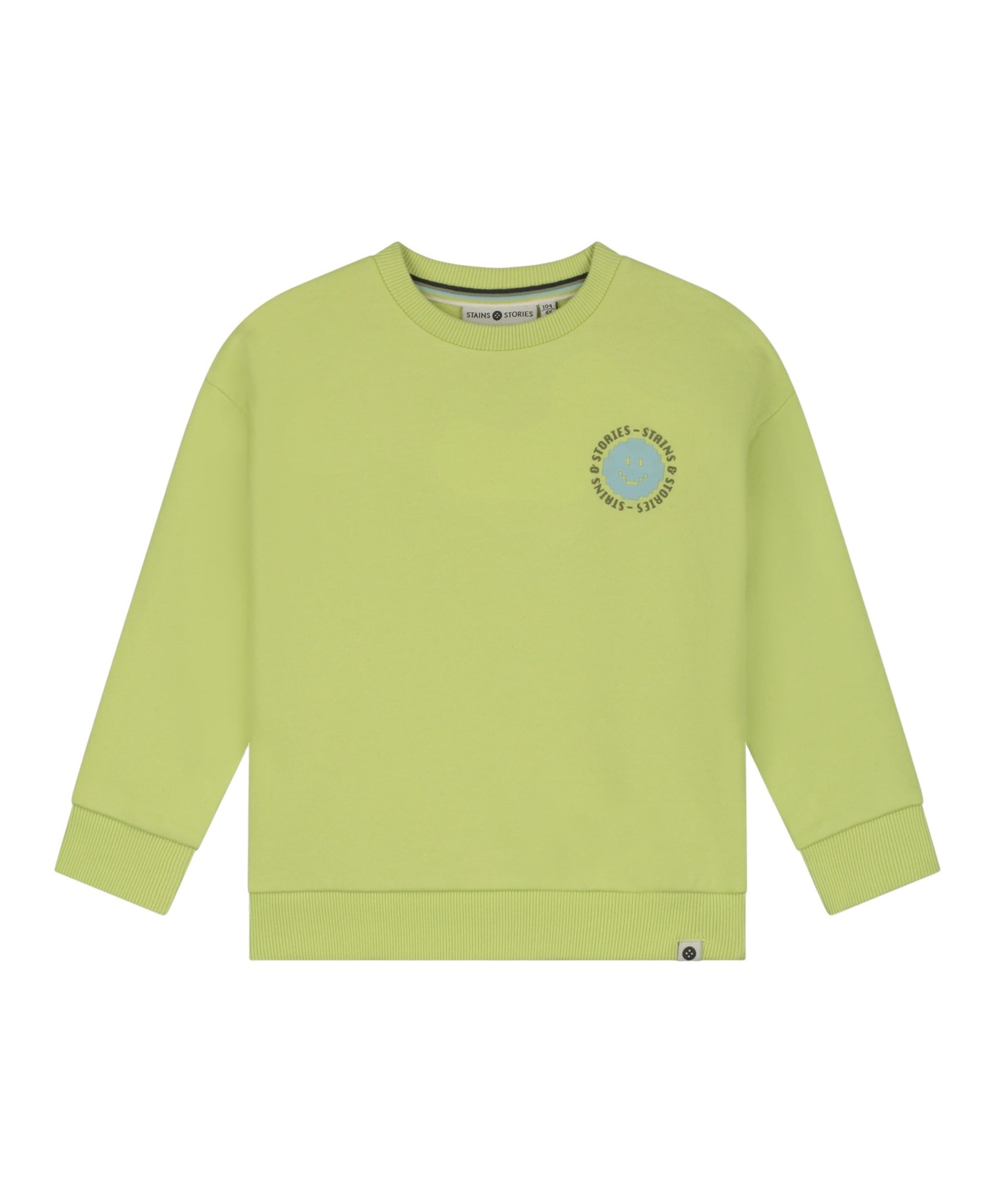 Stains & Stories Jongens sweater groen
