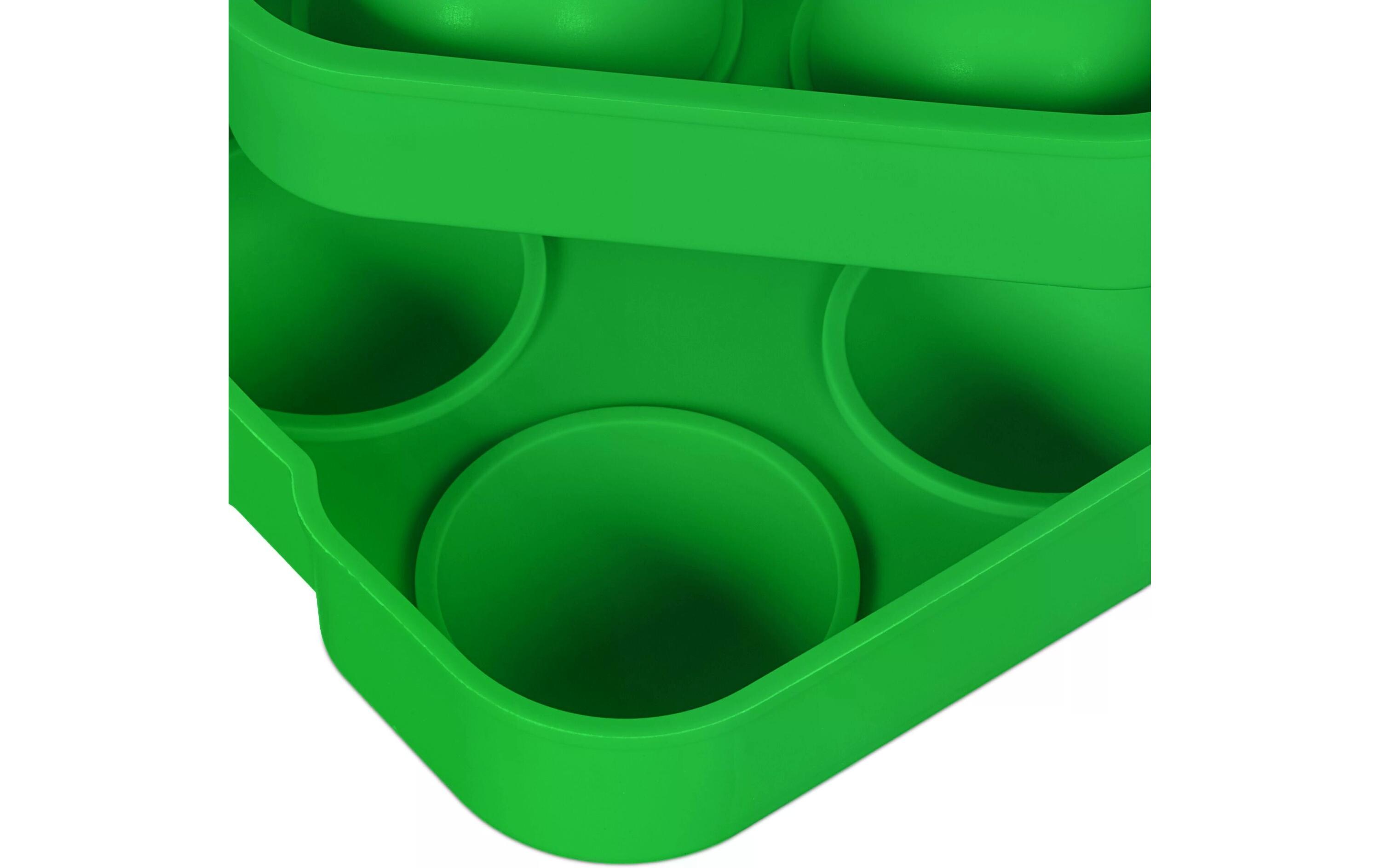 Eiswürfelform Kugel 2 Stück, GrünEiswürfelbereiter