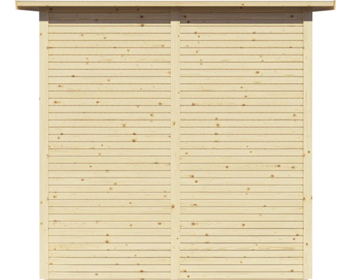 Bertilo Fineline Rhombus Profiel Tuinhuis 322 x 209 cm Naturel
