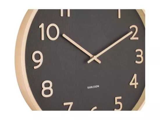 Horloge murale ronde Pure en bois - Ø 40 cm - PRESENT TIME