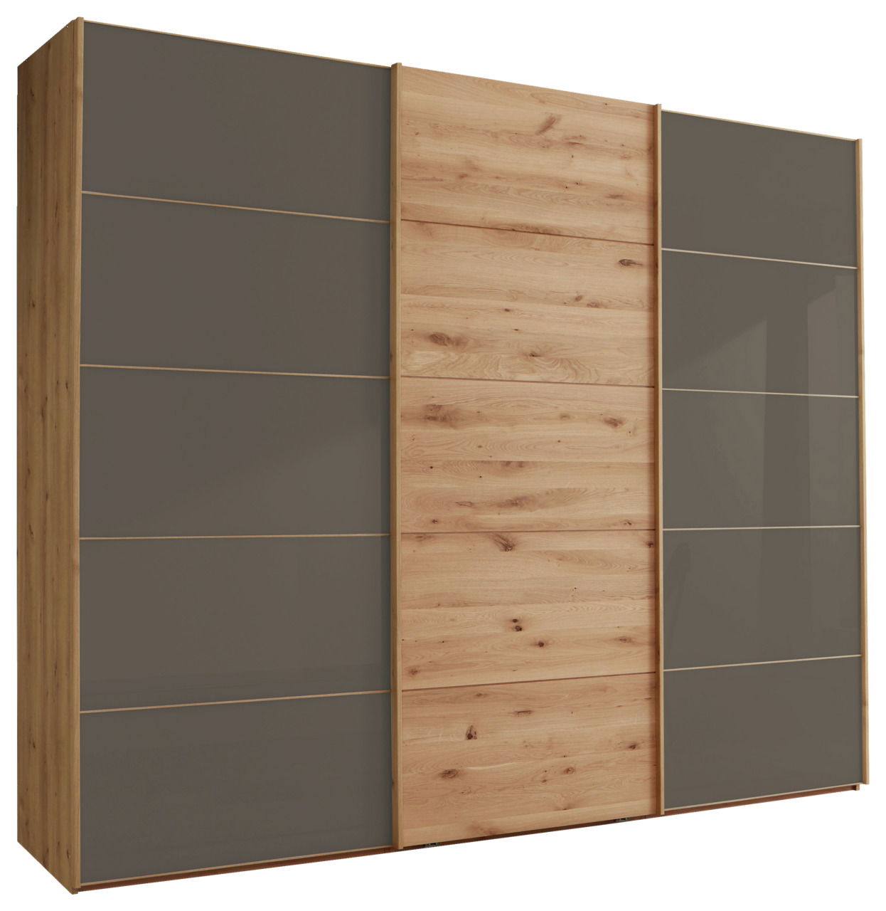 Linea Natura Schwebetürenschrank 3-türig CARDIFF