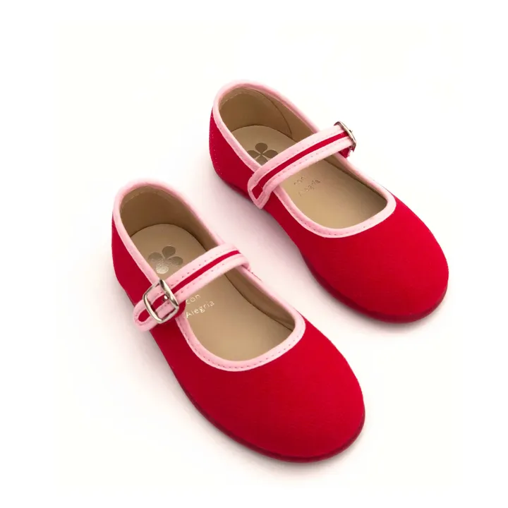 Hermosilla Ballerines Coquelicot  | Rouge