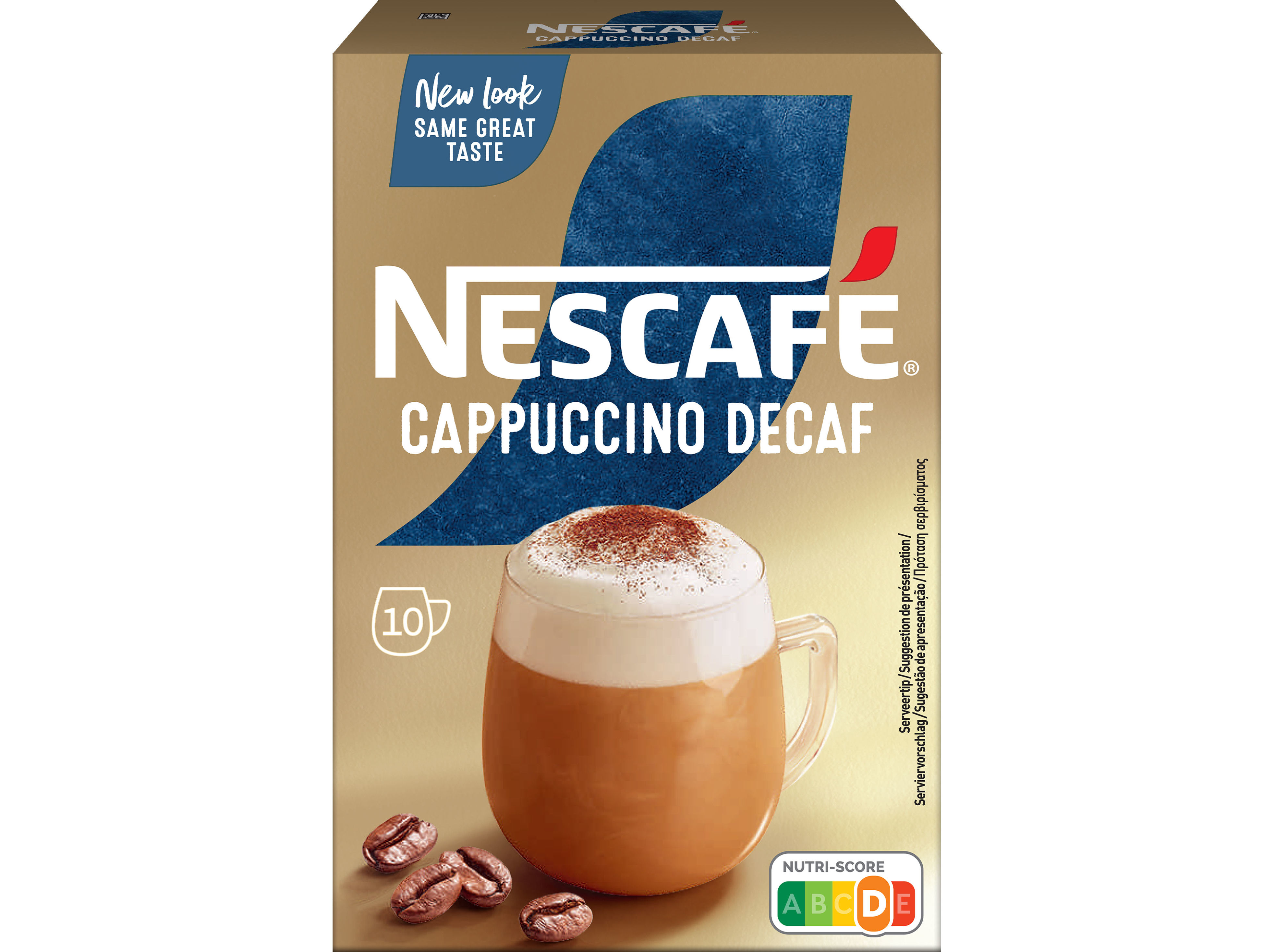 SOLUVEIS NESCAFÉ CAPPUCCINO DESCAFEINADO 10UN