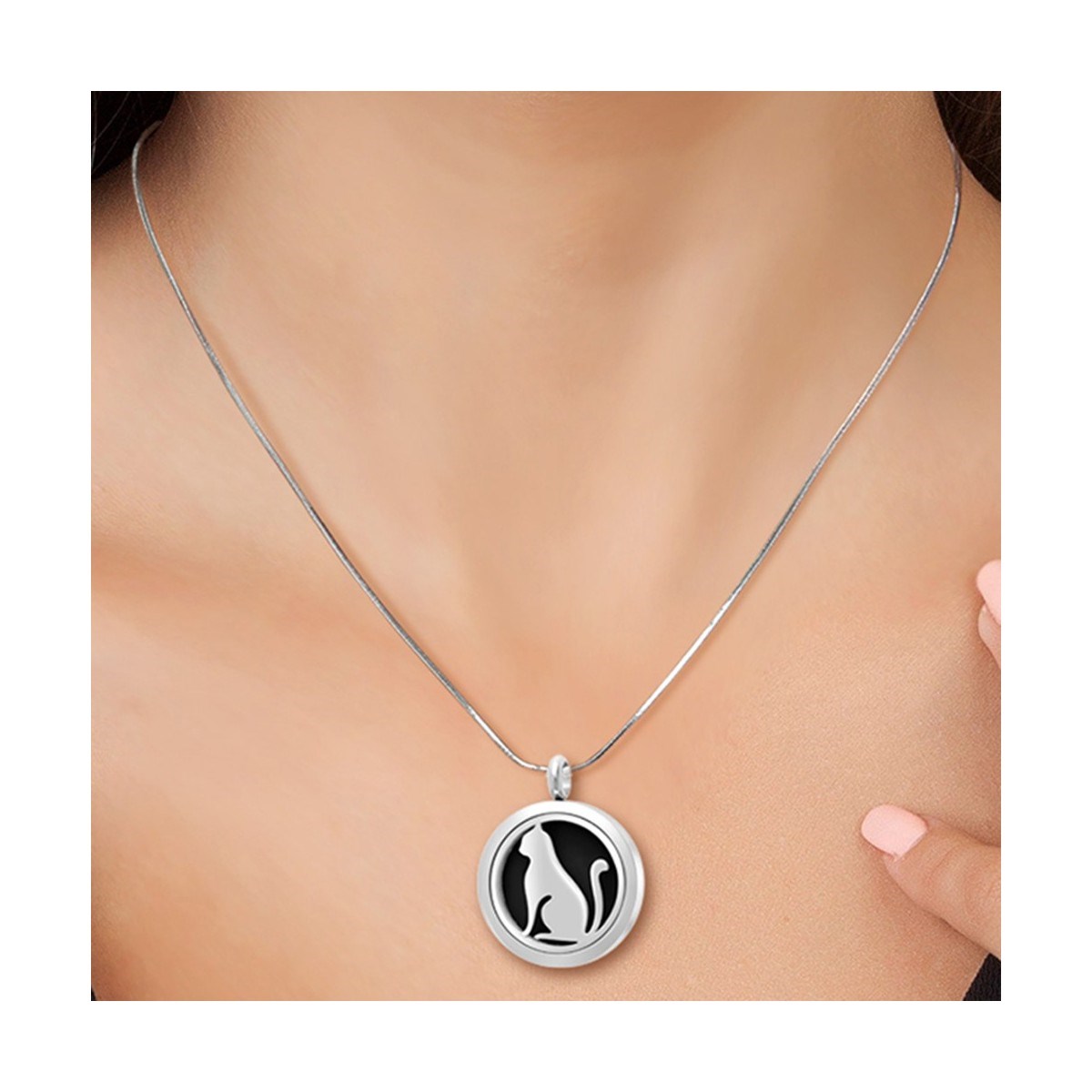 Collier chat SC Crystal