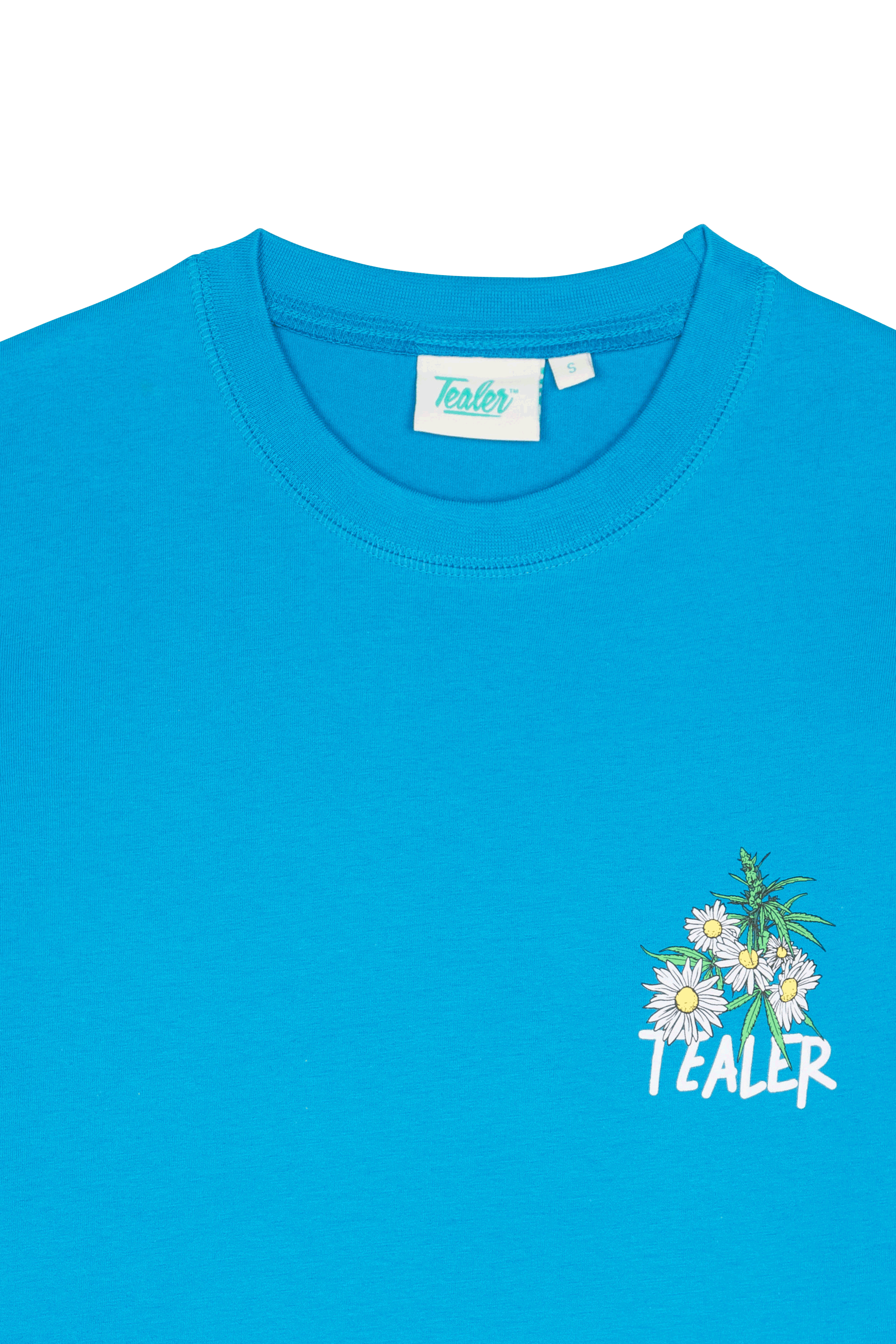 TEALER T-shirt  TS BUDS N FLOWERS Bleu