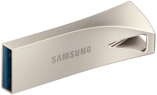 Samsung Bar Plus USB-A flashdrev 128 GB (sølv)