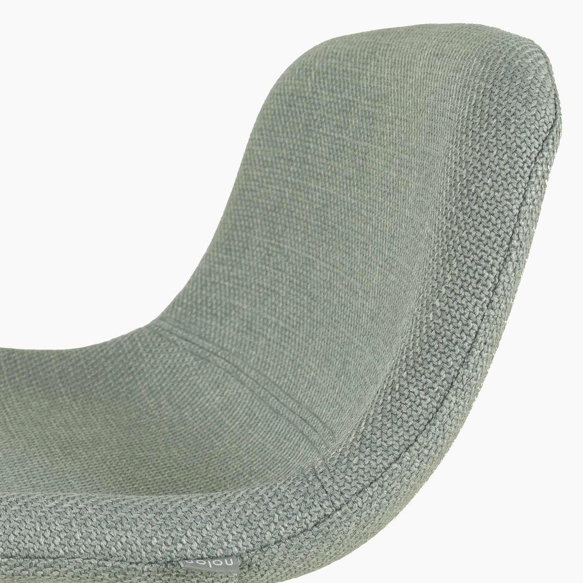 Barkruk Nino-Mats zwart onderstel saliegroen 65 cm